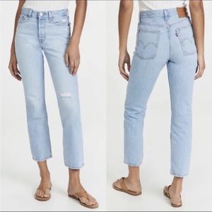 Levi’s High Rise Wedgie Straight 24 X 28 In Luxor Again Like New!